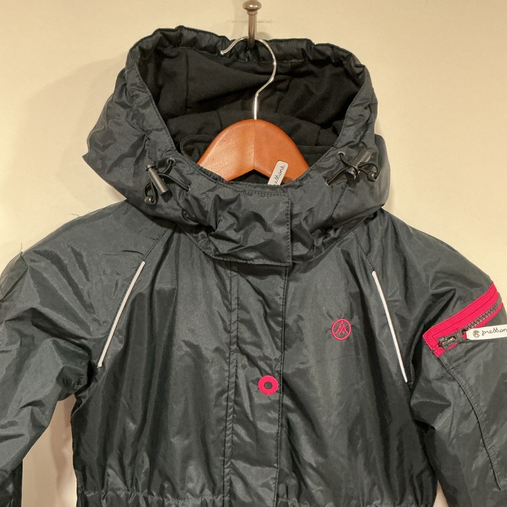 Premont Insulated One Piece Snowsuit, Waterproof Hooded, Blue, Girls Size 7, Ski - Picture 6 of 12